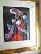 Pablo Picasso Society Ltd Edition Huge Print Glass Fronted Gold Frame
