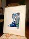 Pablo Picasso Sylvette Limited Edition Artwork In Golden Glass Frame