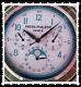 Patek Philippe Wall Clock Limited Edition White Blue Interior With Box New