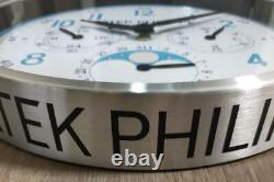 Patek Philippe Wall Clock Limited Edition White Blue Interior With box New