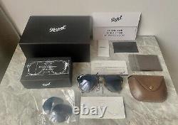 Persol 714SM Limited Edition, Blue Gradient, Polarized Lenses