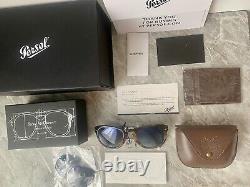 Persol 714SM Limited Edition, Blue Gradient, Polarized Lenses