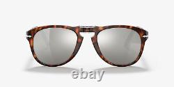 Persol Steve Mcqueen PO 0714SM 24/AP Havana Platinum Limited Edition Sunglasses