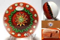 Perthshire 1979A Sunflower Paperweight Annual Collection Limited Edition