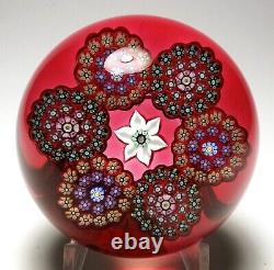 Perthshire 1982C Magnum Millefiori Garland Paperweight Ann Coll Ltd Ed