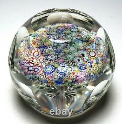 Perthshire Annual Collection 2000F LtdEd End of Day Faceted Mushroom Paperweight