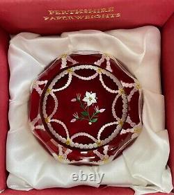 Perthshire Columbine Annual Collection Glass Paperweight 1991D Ltd. Ed 234 made