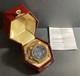 Perthshire Glass Amber Double Overlay Faceted Millefiori Paperweight Ltd Ed Cert