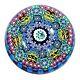 Perthshire Paperweight Magnum Peacock Millefiori Limited Edition 3.25 1991 Rare