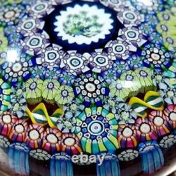 Perthshire Paperweight Magnum Peacock Millefiori Limited Edition 3.25 1991 RARE