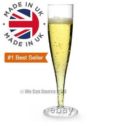 Plastic Champagne Flutes UK Made Recyclable 180ml One Piece Glass
