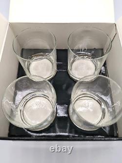 Polo Ralph Lauren Etched Glasses Set of 4 NEW Limited Edition