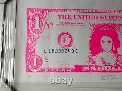 Pop Art Madollar Pink 1$ Ltd Edition Screen Print Mrs Guy Ritchie by Brian Jones