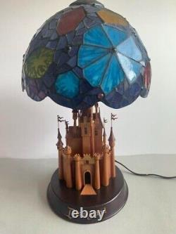 Pre-Owned Disney Castle Limited Edition Table Lamp Stained Glass Limited to 1500