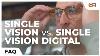 Prescription Glasses Single Vision Vs Digital Vision Sportrx