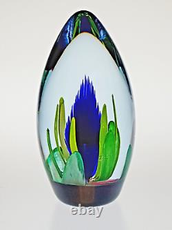 Prototype Caithness Glass Midnight Rapture Paperweight Alistair MacIntosh 1/100