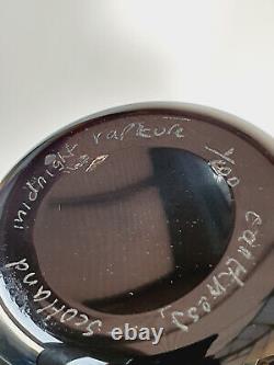 Prototype Caithness Glass Midnight Rapture Paperweight Alistair MacIntosh 1/100
