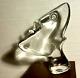 Rare Ambrogio Pozzi Limited Edition Signed #d Art Glass Molten Crystal Sculpture