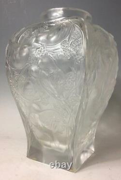 RARE LIMITED EDITION 1995 HOMMAGE TO RENE LALIQUE Vase COA and Original Box