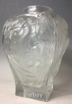 RARE LIMITED EDITION 1995 HOMMAGE TO RENE LALIQUE Vase COA and Original Box