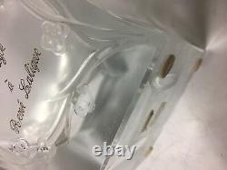 RARE LIMITED EDITION 1995 HOMMAGE TO RENE LALIQUE Vase COA and Original Box