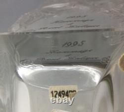 RARE LIMITED EDITION 1995 HOMMAGE TO RENE LALIQUE Vase COA and Original Box