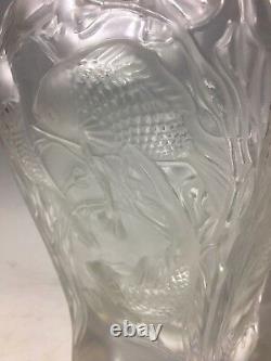 RARE LIMITED EDITION 1995 HOMMAGE TO RENE LALIQUE Vase COA and Original Box