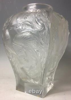 RARE LIMITED EDITION 1995 HOMMAGE TO RENE LALIQUE Vase COA and Original Box