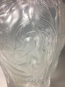 RARE LIMITED EDITION 1995 HOMMAGE TO RENE LALIQUE Vase COA and Original Box