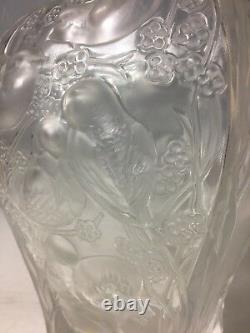 RARE LIMITED EDITION 1995 HOMMAGE TO RENE LALIQUE Vase COA and Original Box