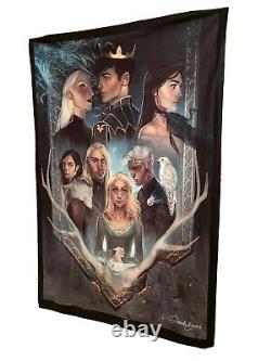RARE LIMITED EDITION Throne Of Glass CHARACTER BLANKET