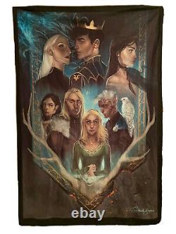RARE LIMITED EDITION Throne Of Glass CHARACTER BLANKET
