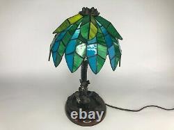 RARE Limited Edition Donald Duck 70th Anniversary Stained Glass Lamp MINT