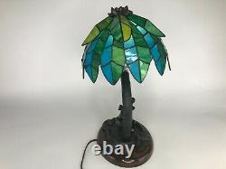 RARE Limited Edition Donald Duck 70th Anniversary Stained Glass Lamp MINT