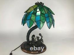 RARE Limited Edition Donald Duck 70th Anniversary Stained Glass Lamp MINT