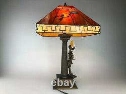 RARE Limited Edition Goofy 65th Anniversary Stained Glass Lamp NEW