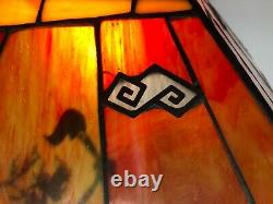 RARE Limited Edition Goofy 65th Anniversary Stained Glass Lamp NEW