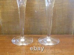 RARE Ltd. Edn. 2000 JOHN ROCHA Waterford CRYSTAL MM MILLENIUM champagne FLUTES