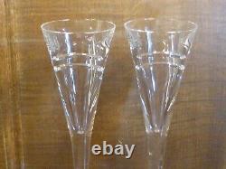 RARE Ltd. Edn. 2000 JOHN ROCHA Waterford CRYSTAL MM MILLENIUM champagne FLUTES