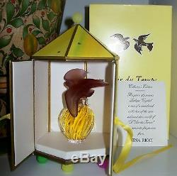 RARE Nina Ricci L'Air du Temps PerfumePurple Doves Lalique BottleSealedMIB