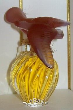 RARE Nina Ricci L'Air du Temps PerfumePurple Doves Lalique BottleSealedMIB