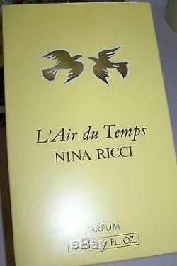 RARE Nina Ricci L'Air du Temps PerfumePurple Doves Lalique BottleSealedMIB