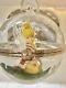 Rare Tinkerbell Disney Glass Hinged Globe Christmas Ornament Limited Edition