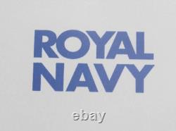 ROYAL NAVY WHITE ENSIGN FLAG & ROYAL MAILS 2001 STAMPS Limited Edition Picture