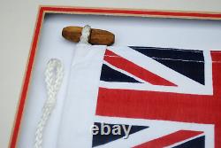 ROYAL NAVY WHITE ENSIGN FLAG & ROYAL MAILS 2001 STAMPS Limited Edition Picture