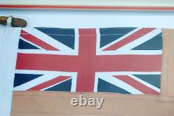 ROYAL NAVY WHITE ENSIGN FLAG & ROYAL MAILS 2001 STAMPS Limited Edition Picture