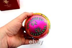 Radko PEACE ON EARTH Glass Ornament 5 Tall with Box & Tag LIMITED EDITION #705