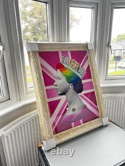 Rainbow Queen on Glass
