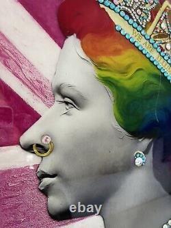 Rainbow Queen on Glass