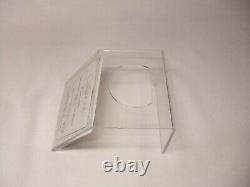 Rare Caithness Limited Edition Crusader Glass Paperweight Boxed With Stand